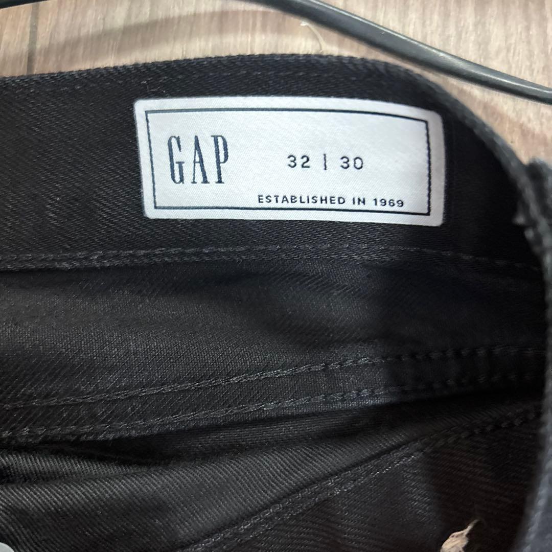 GAP ブラック スーパーバギーデニム32/30