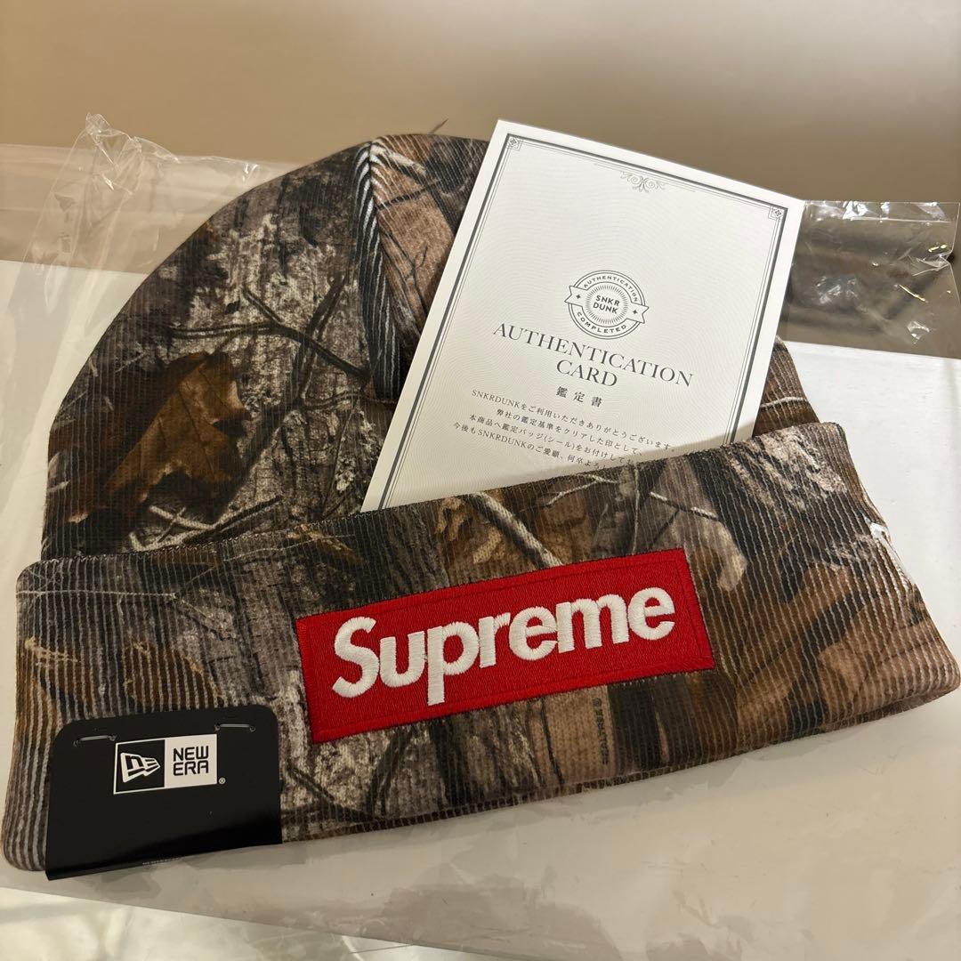 最終値下げSupreme New Era Box Logo Beanie