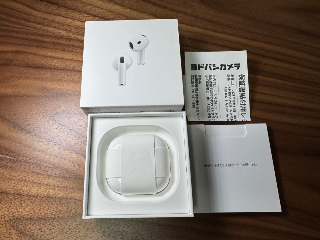 Apple AirPods4 ノイズキャンセリング搭載モデル USB-C