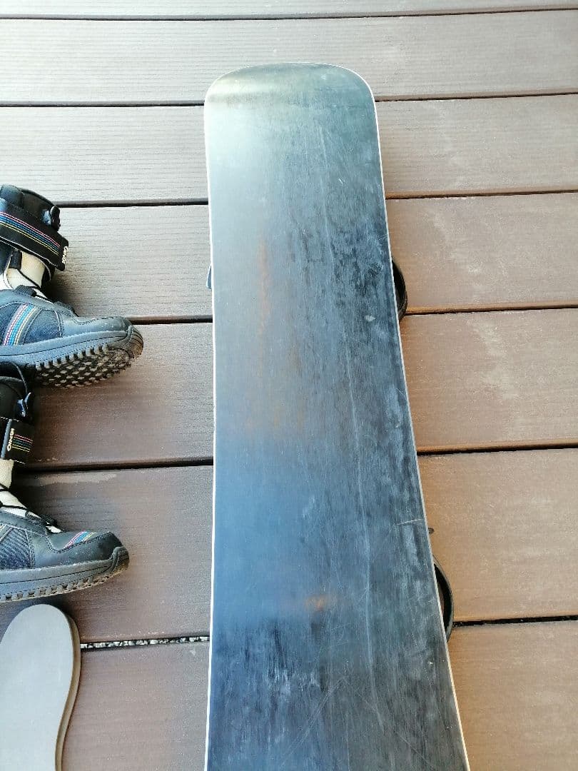 子供用 スノーボードセット ブーツ　ロッカー形状　板１１０ｃｍ　ブーツ２１ｃｍ