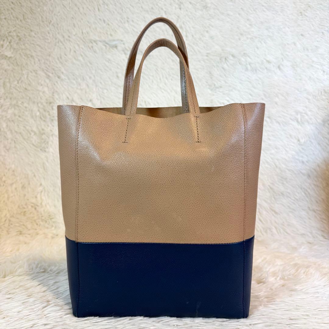 大人気✨セリーヌ バーティカルカバ スモール 2way レザー バイカラー