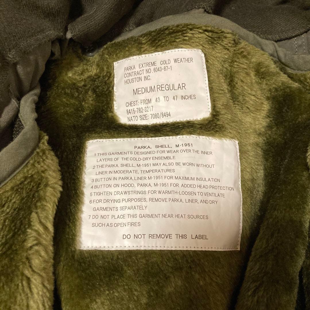 HOUSTON ヒューストンM-51 モッズコート 3WAY 青島さんM☆