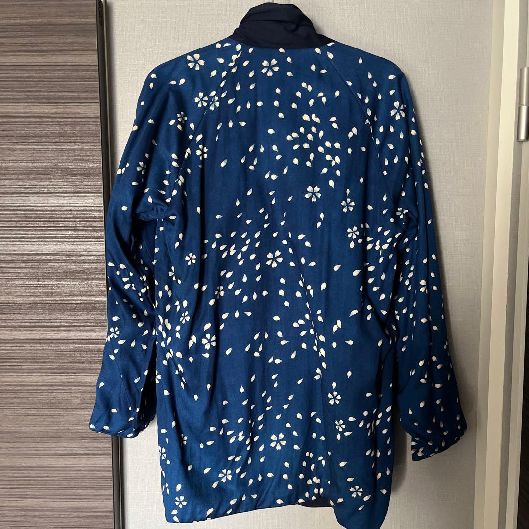 ミナモサクラ　リバーシブルジャケット ブルーブルー　BLUE BLUE