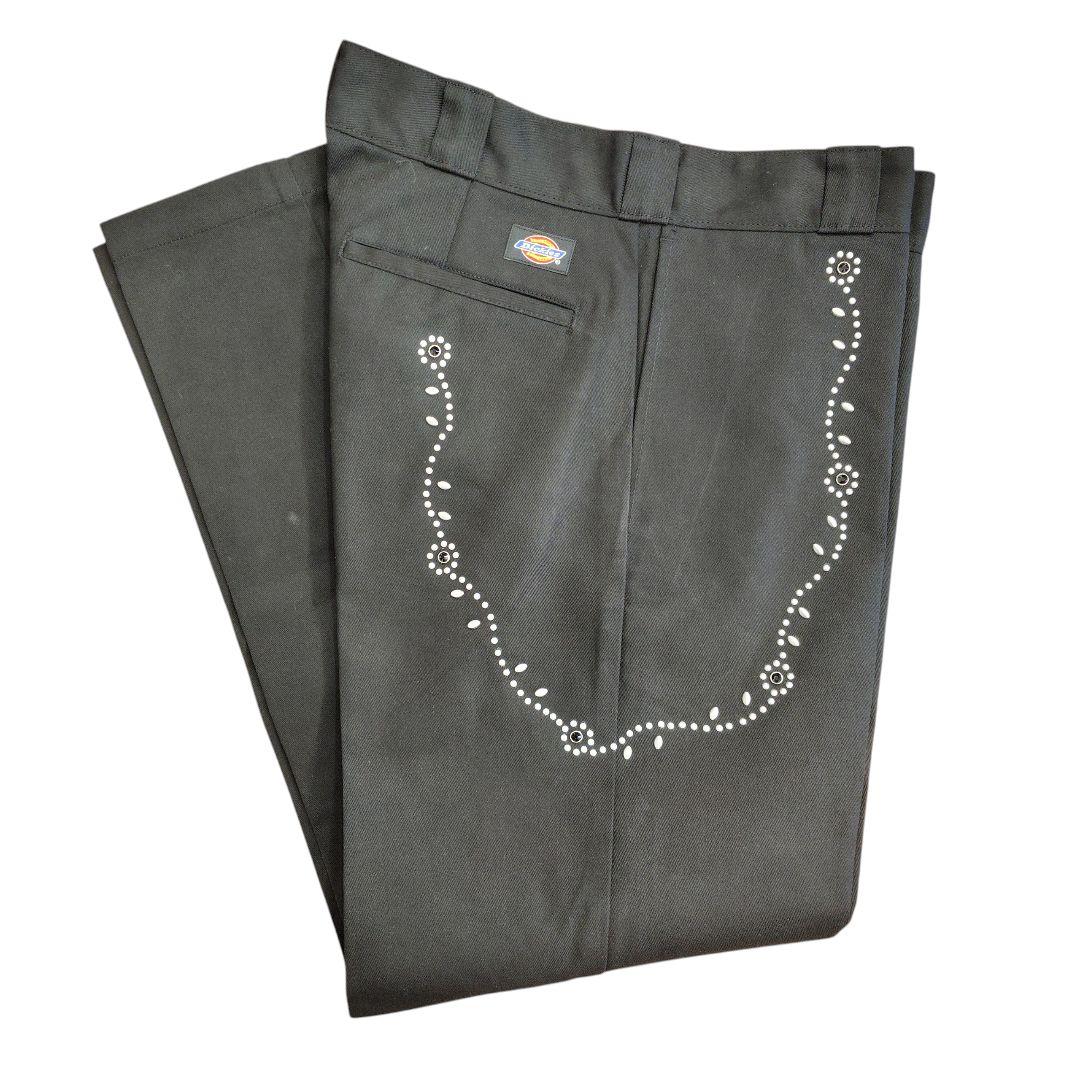 ディッキーズ874スタッズカスタム■W34キムタク木村拓哉古着アメカジ