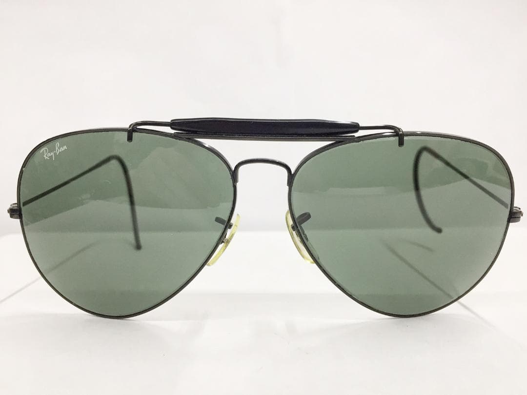 B&L/ボシュロム レイバン アウトドアーズマン ブラック メタルサングラス