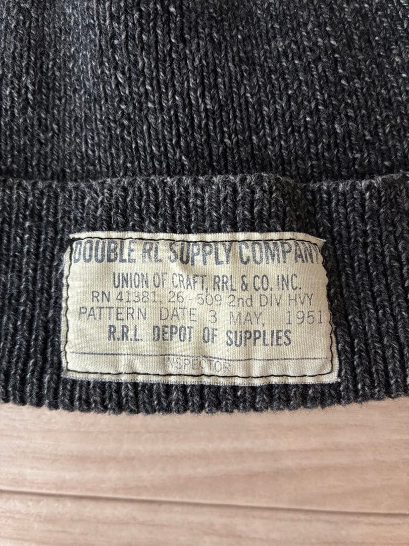 レア　入手困難　RRL マリンニットキャップ