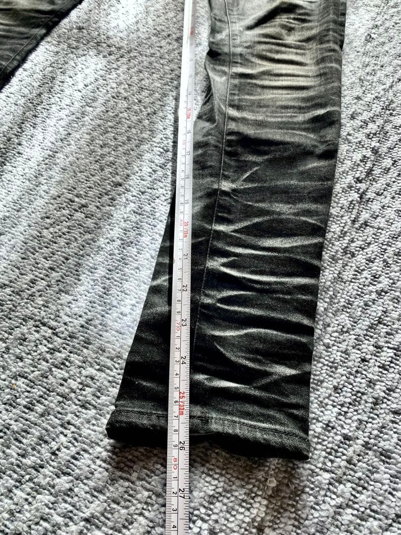 CIVARIZE(シヴァーライズ) パールバインダー立体加工スキニーデニム