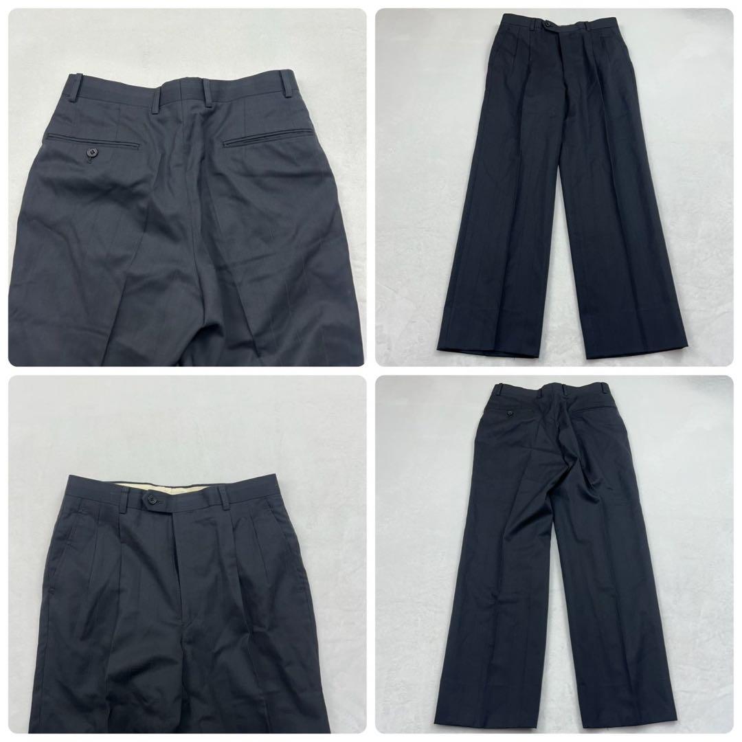 E868 M A4 クリスチャンディオール ストライプ ダブル スーツ メンズ