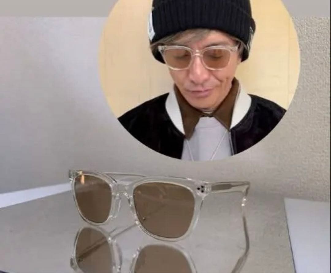 遅咲きの人気モデル！木村拓哉　owndays サングラス　クリアグレー