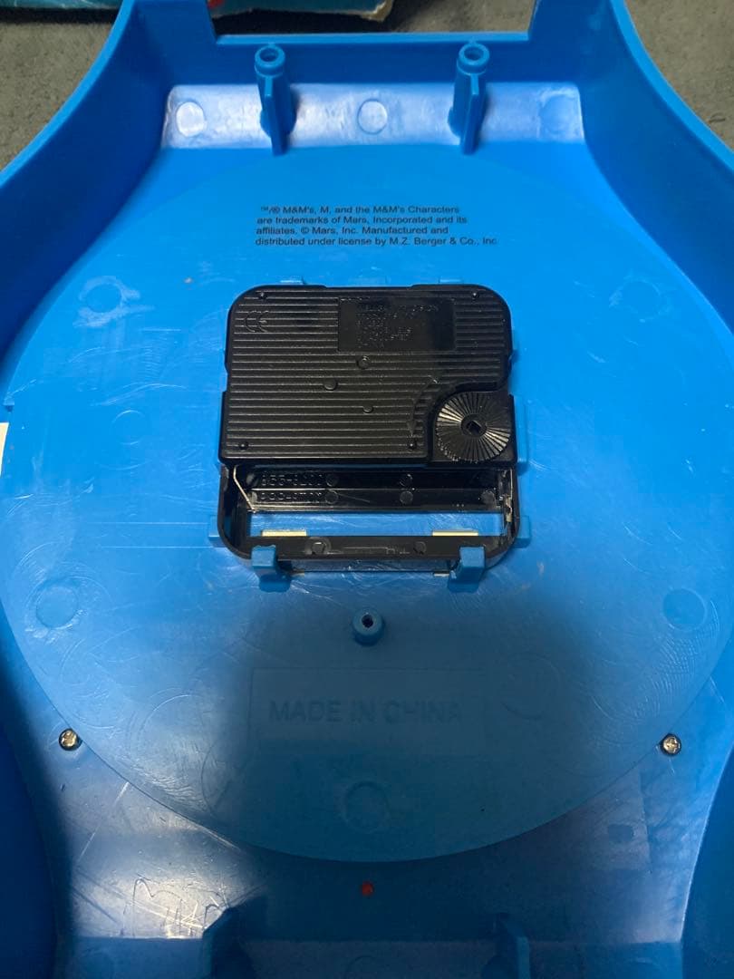 #124エムアンドエムズ　クロック　時計　アメトイ　ディスプレイ　サイン　M&M