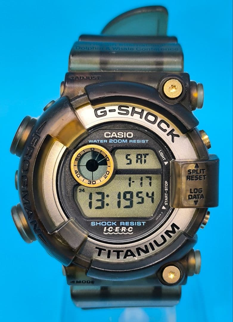 美品G-SHOCK DW-8200K-8 オーシャン イルカクジラ フロッグマン