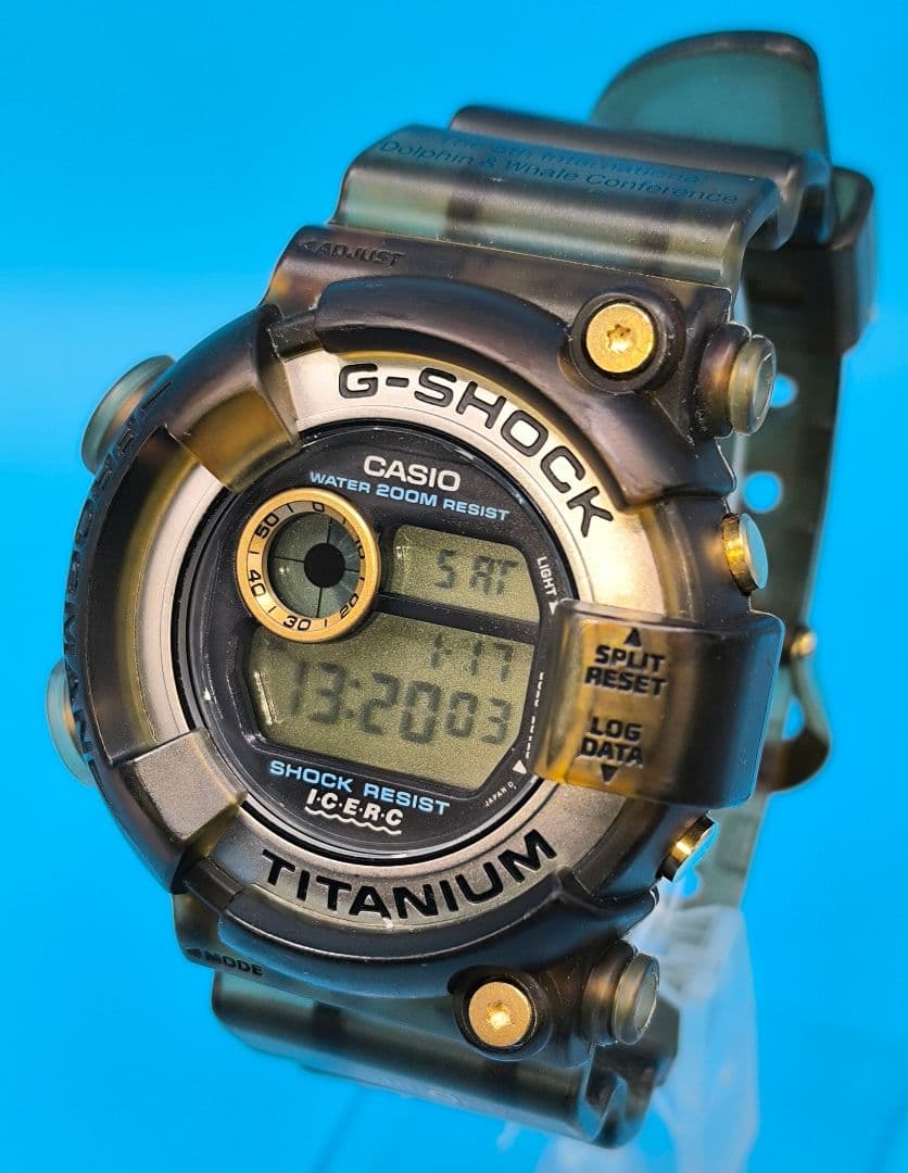 美品G-SHOCK DW-8200K-8 オーシャン イルカクジラ フロッグマン