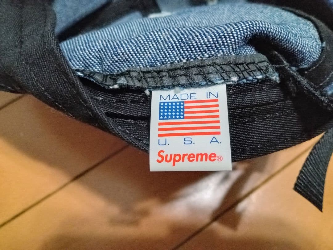 Supreme Cntrast Stitch Camp Cap デニム キャップ