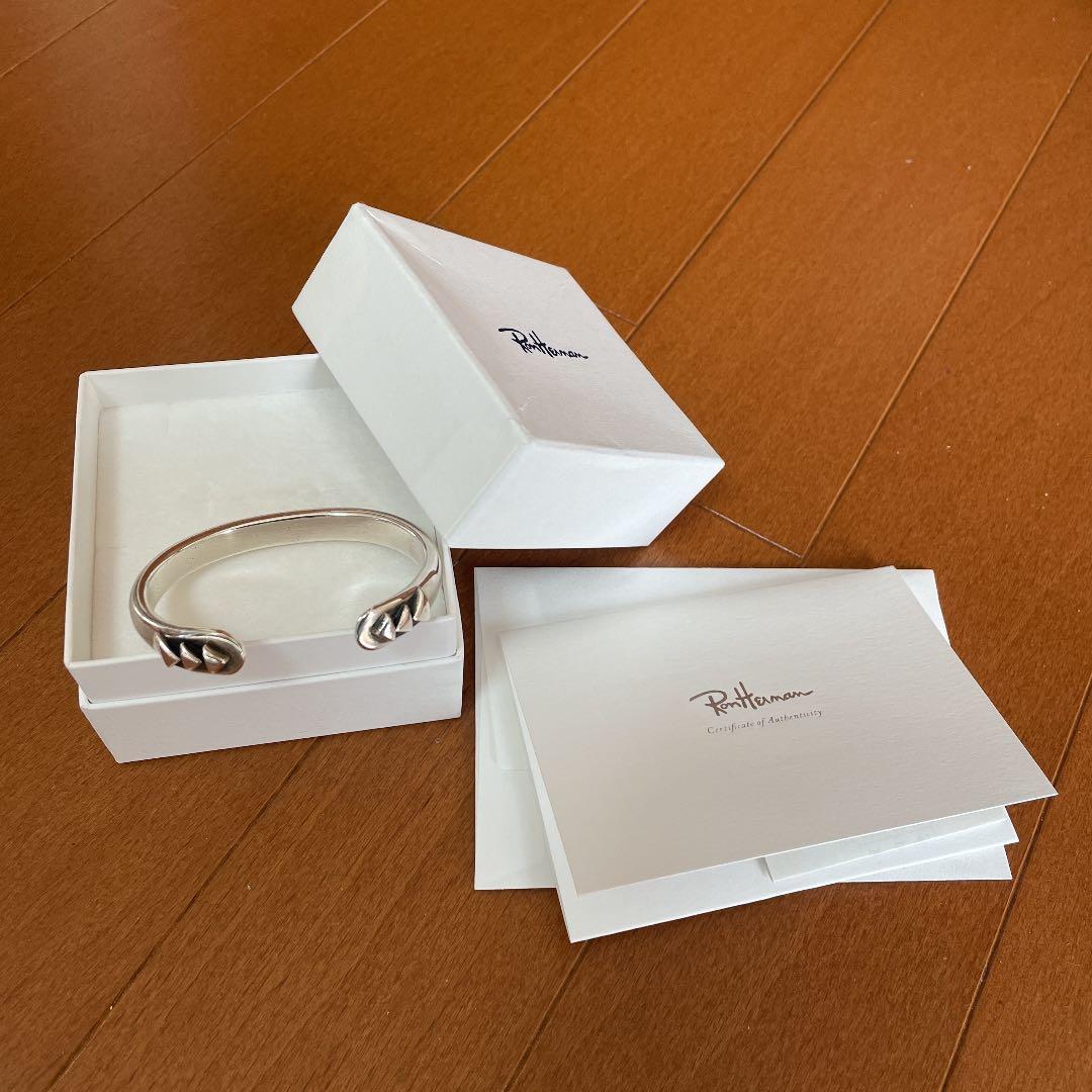 美品☆Orville Tsinnie:シルバーバングル XS ロンハーマン