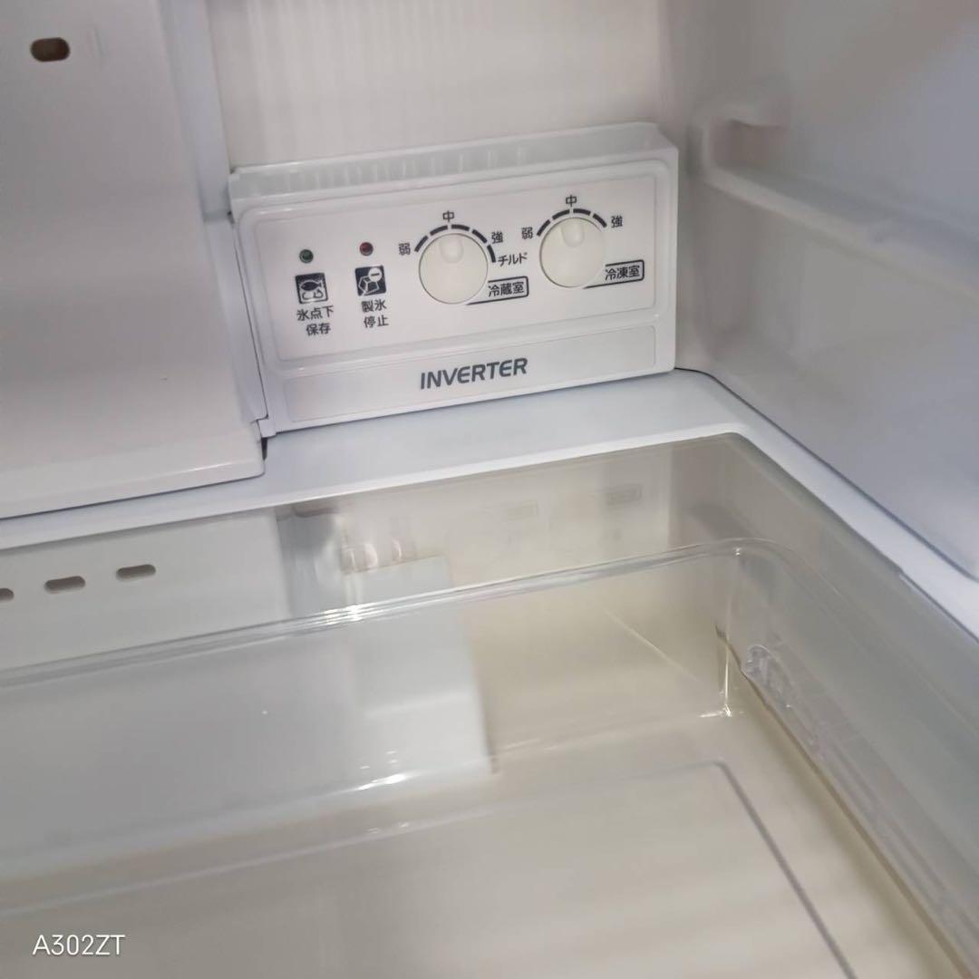 440 三菱大型冷蔵庫　300L強　小型　家庭用　右開き　自動製氷　ブラウン