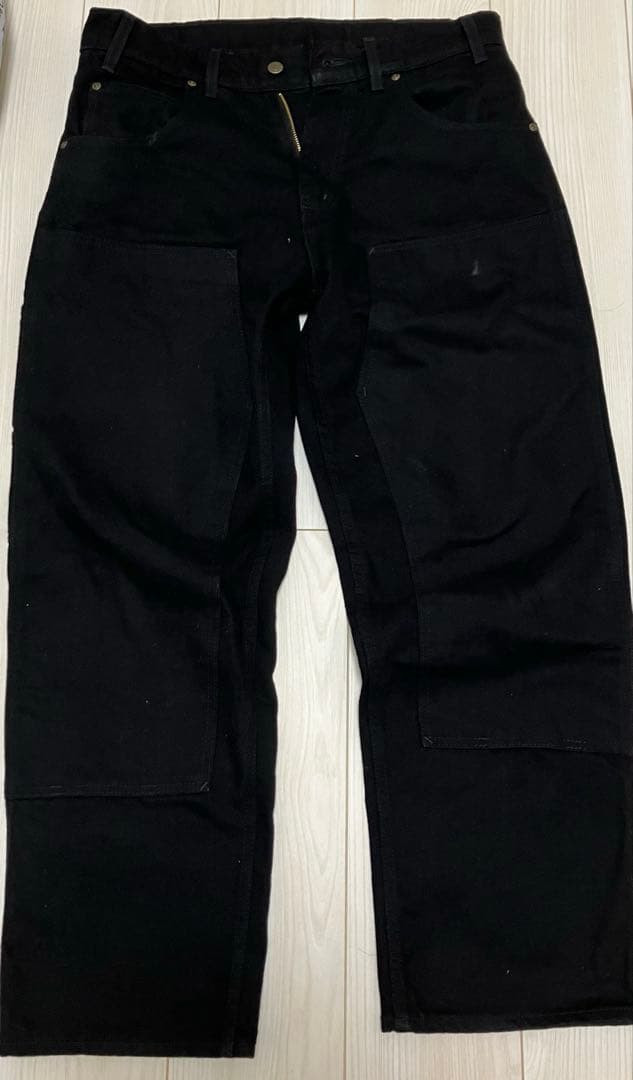 USA製 PRISON BLUES ダブルニー　ブラック