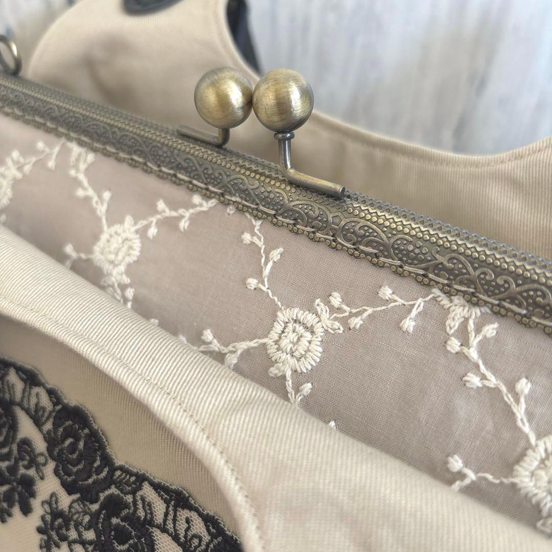 みはる　がま口バッグ3点　ハンドメイド