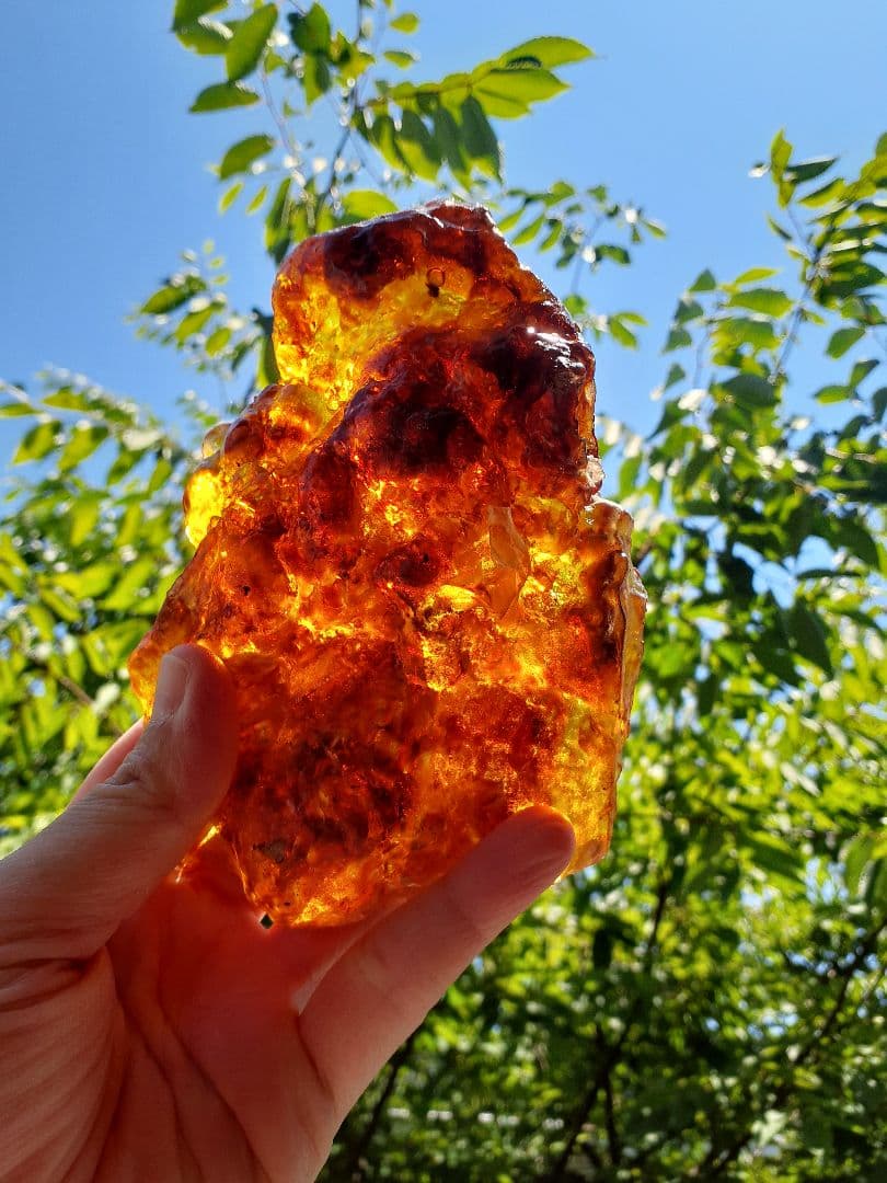 ☆ht☆美品！琥珀の置物