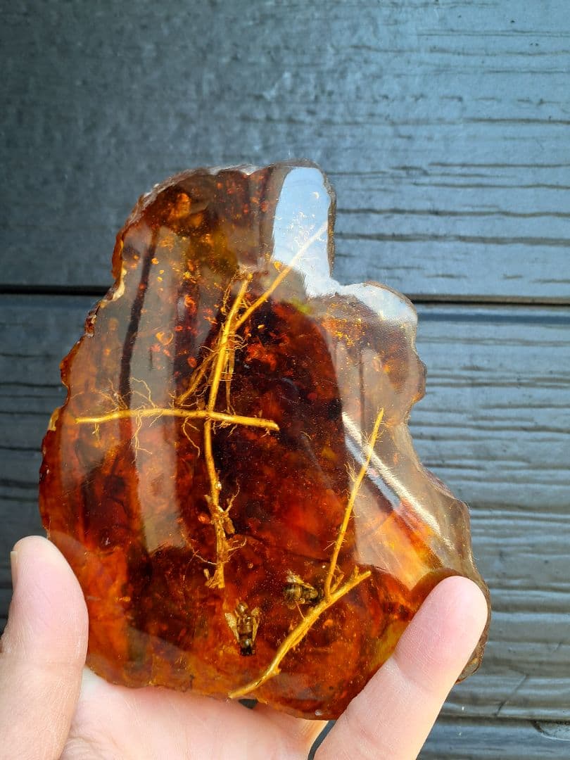 ☆ht☆美品！琥珀の置物