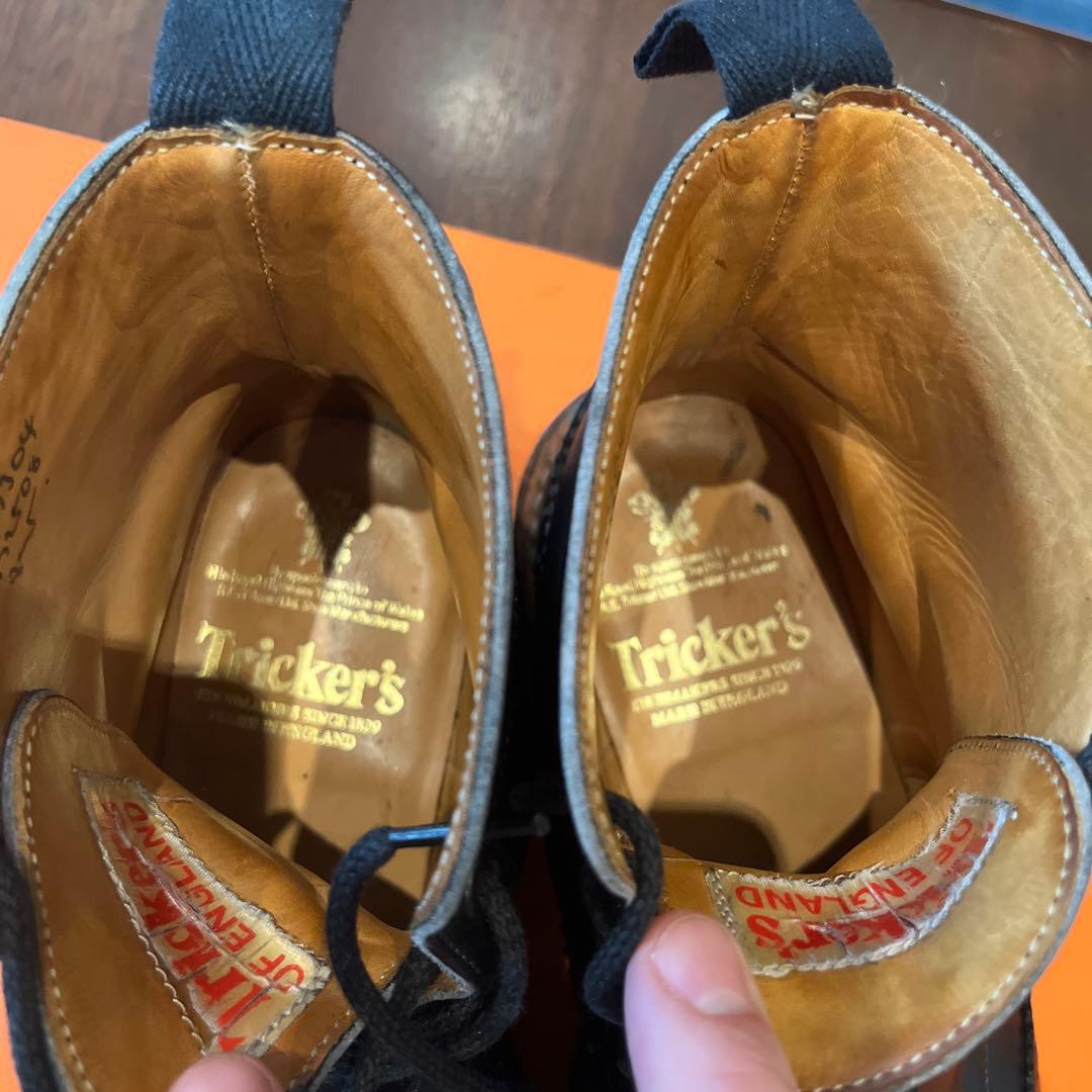 Tricker's 2508 カントリーブーツ UK8.0 ブラック