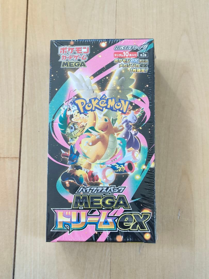 【新品未開封】ポケモンカードゲーム MEGAドリームex シュリンク付き1BOX