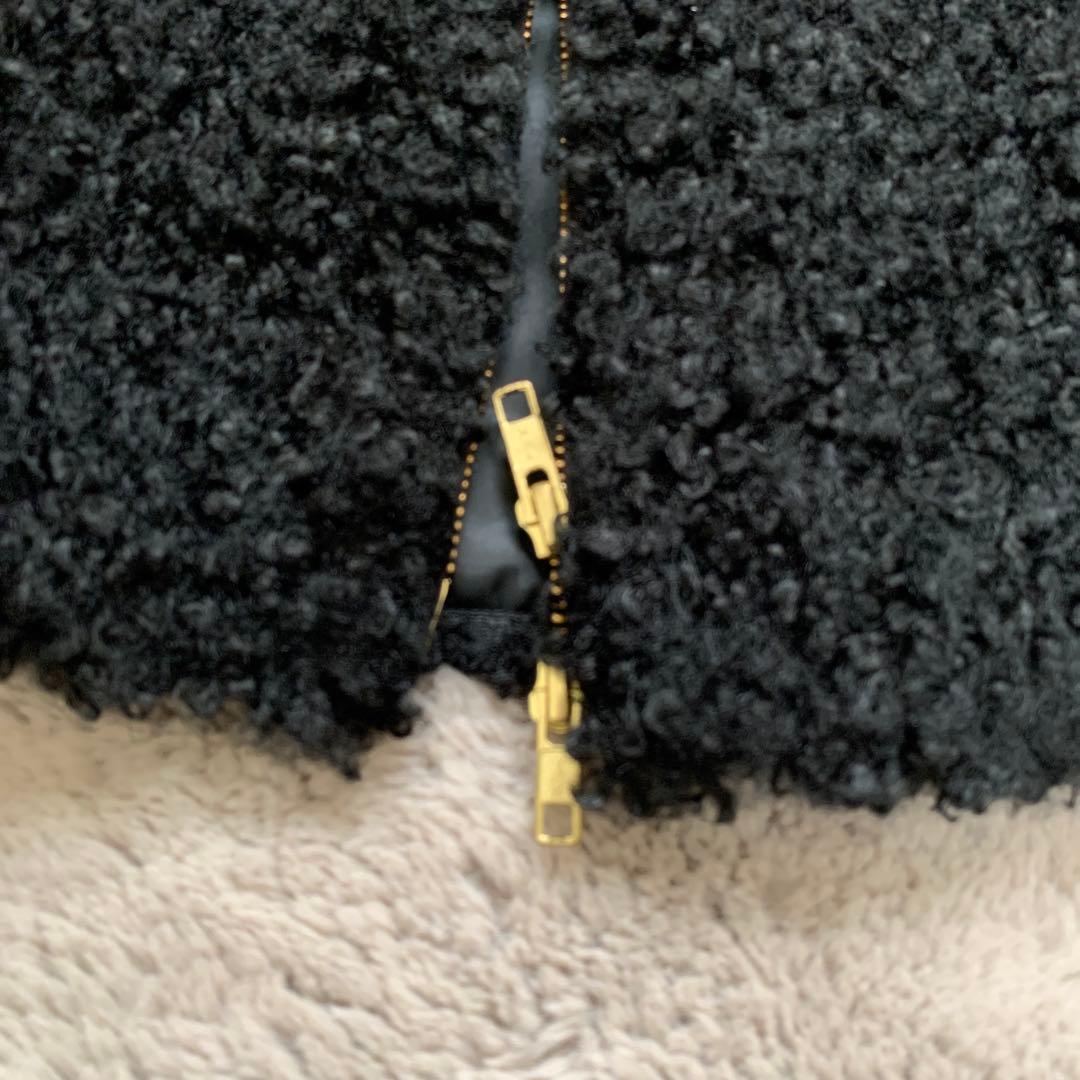 【IÉNA 】美品！ フェイクファーベストブラック フリーサイズ