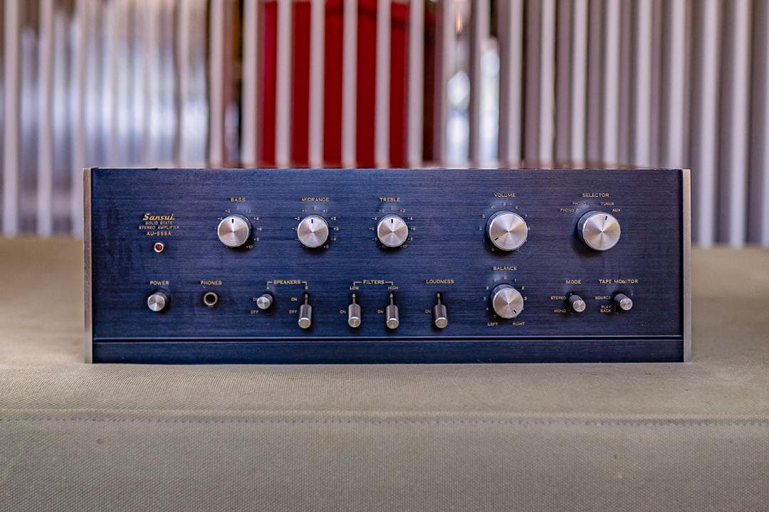 【音出し確認済み】SANSUI AU-555A プリメインアンプ