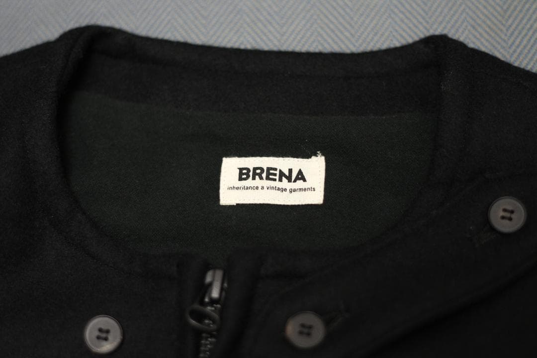 【極美品/即完品】Brena チンストラップ ウール ベスト 44(ブラック