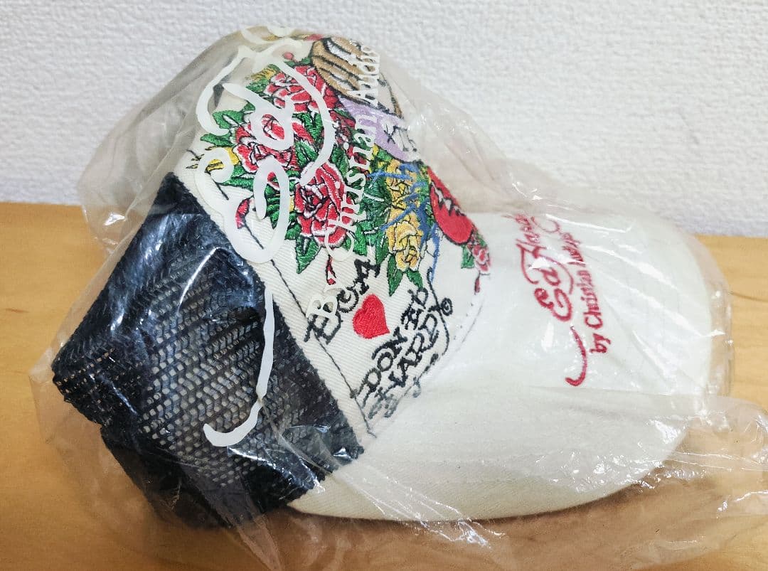 【レア】BoA × Ed Hardy コラボ キャップ 限定品 白 未使用品
