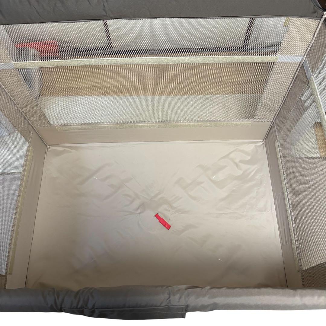 美品 アップリカ Aprica ココネル エアー ベビーベッド ブラウン