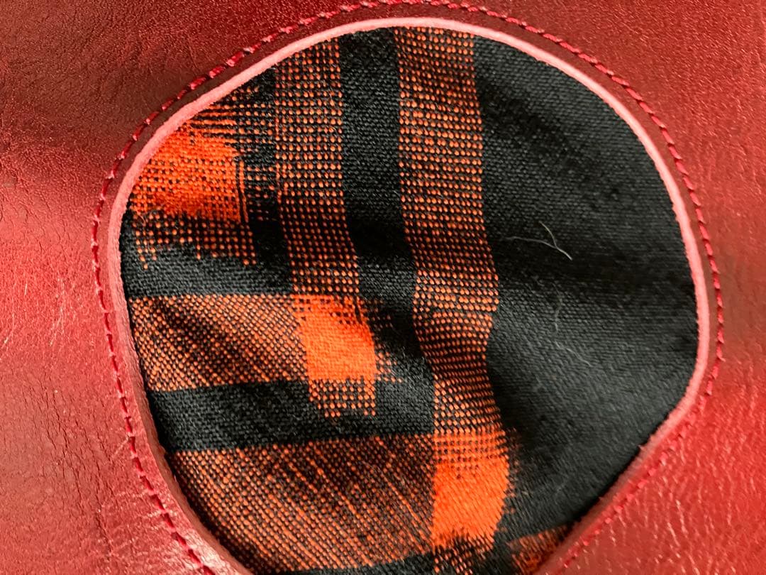 本革　トートバッグ大きめ　備後絣