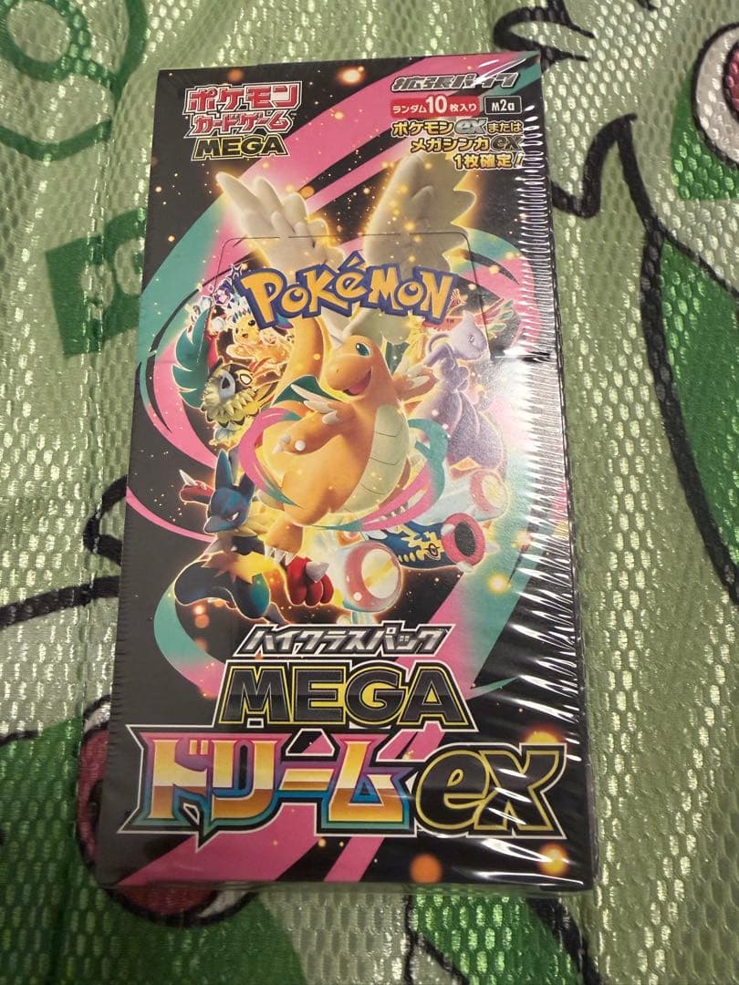 ポケセン産　MEGAドリームex BOX シュリンク付き