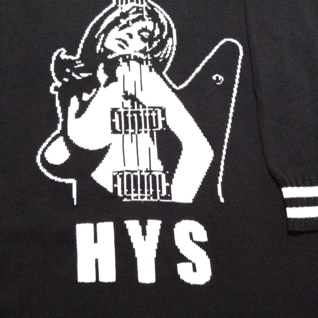 ヒステリックグラマー　GUITAR GIRL編込 ワンピース　Vネック