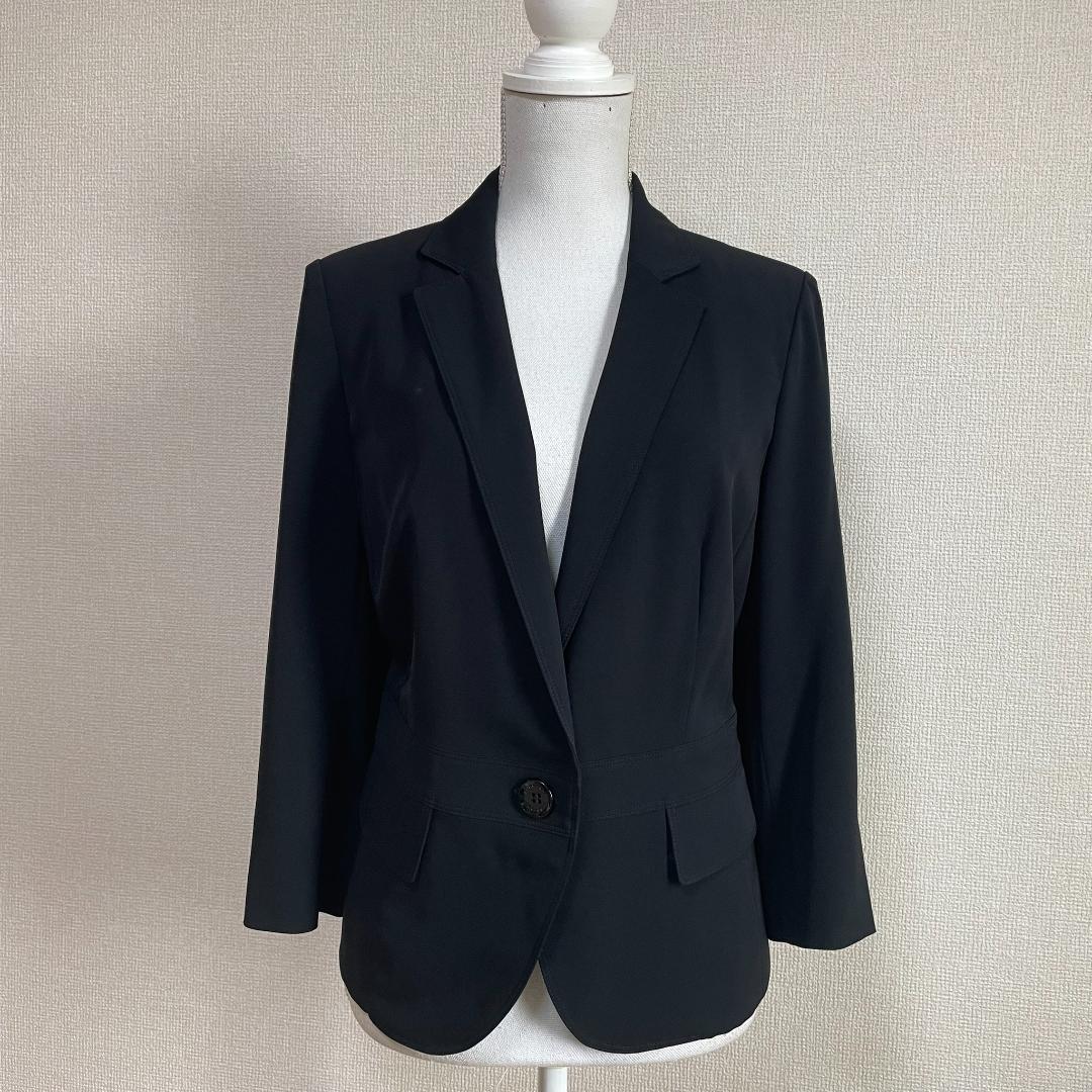 バーバリー BURBERRY 黒 ジャケット 46 日本製 大きいサイズ 美品