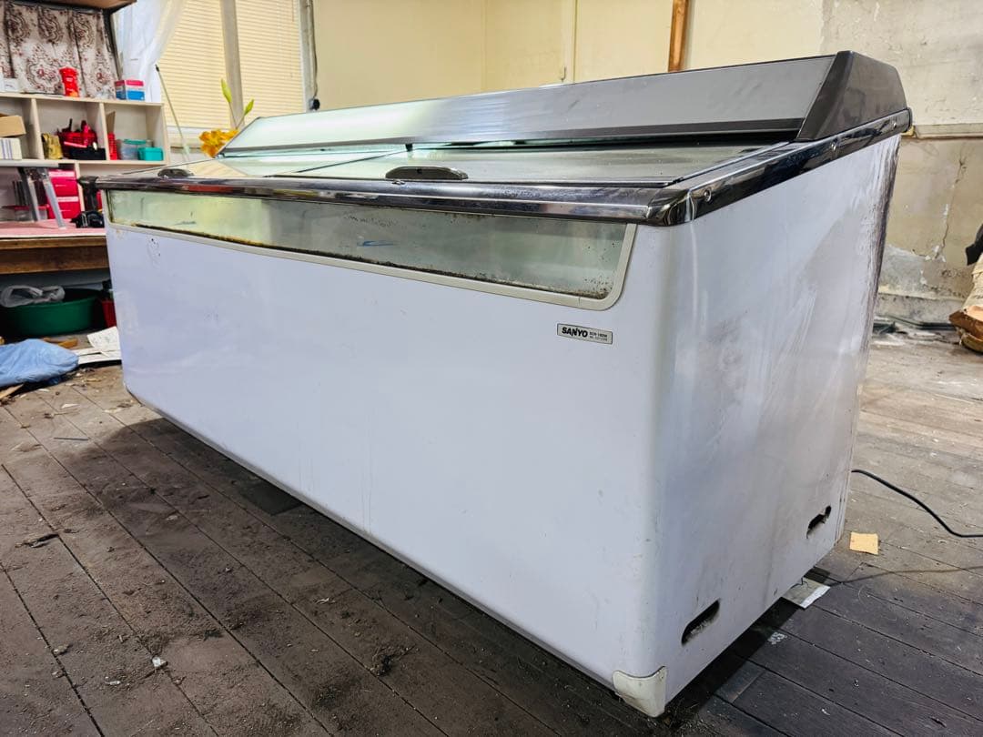 福岡発 SANYO サンヨー 冷凍庫 動作品 337L 大容量 家庭用 業務用