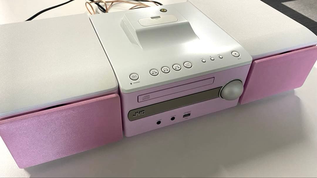 【美品】JCVビクター CA-EXS1　ウッドコーン　コンポ