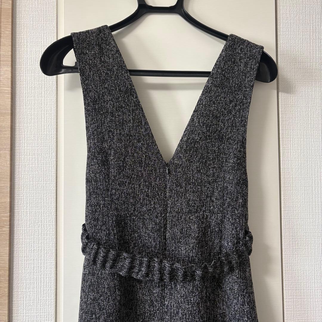 【値下げ】現行品　ベルト付Vネックジャンスカ　ナチュラルビューティーベーシック