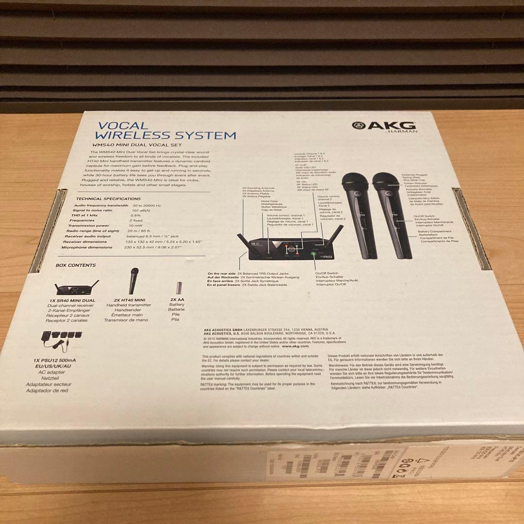 配信機器・PA機器・レコーディング機器 AKG WMS40 PRO MINI2 VOCAL SET DUAL