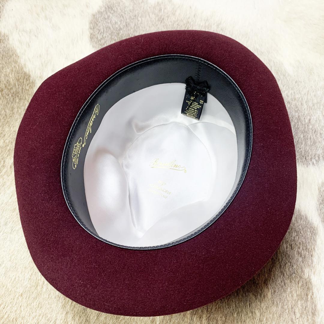 ボルサリーノ　高級　中折れハット　イタリア製　59cm