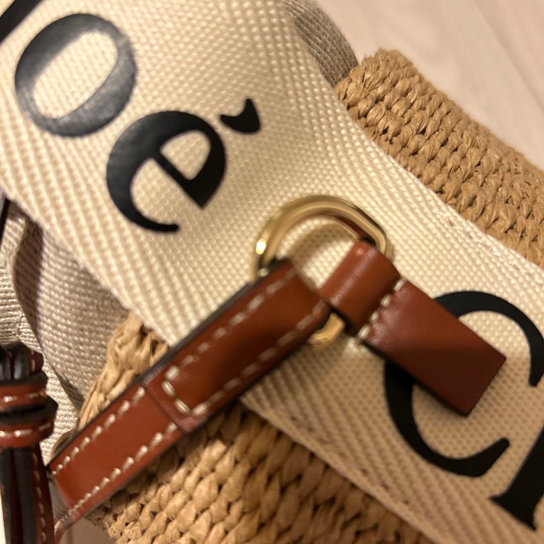 Chloe クロエ WOODY スモールバスケット カゴバッグ