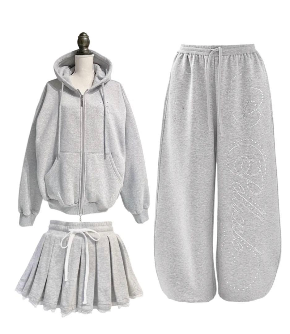 ペリキュール ラインストーンパーカー