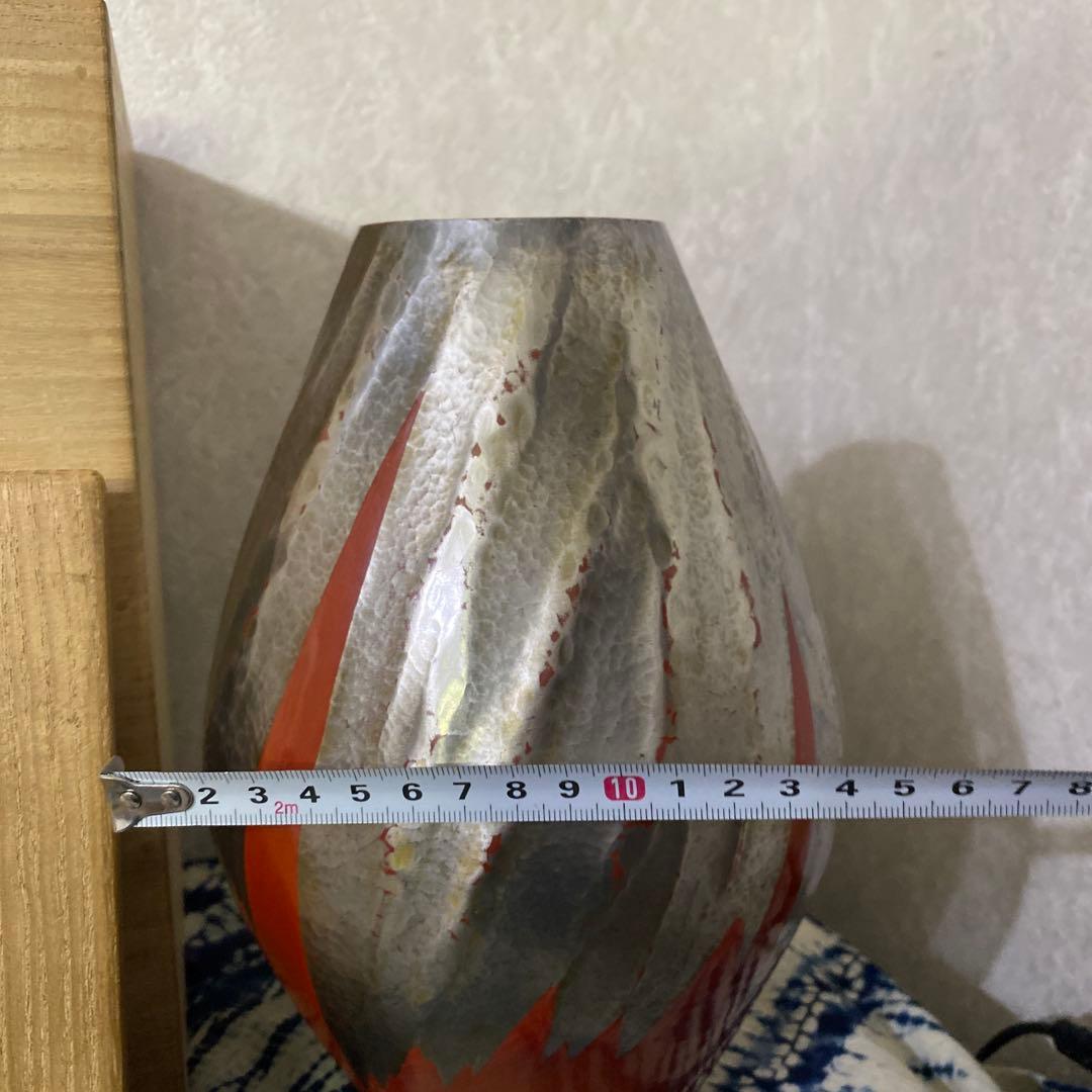 玉川堂　雪巌銅花瓶