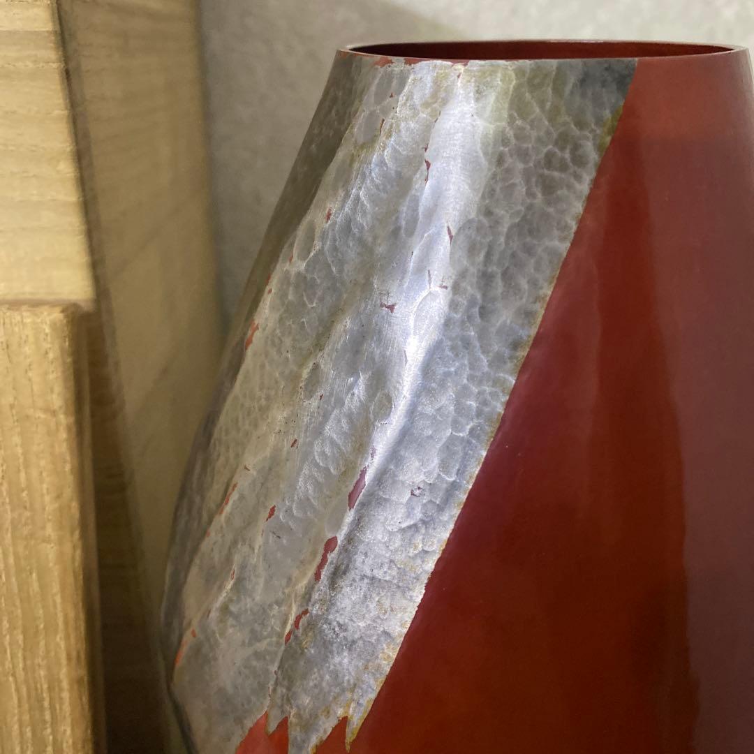 玉川堂　雪巌銅花瓶