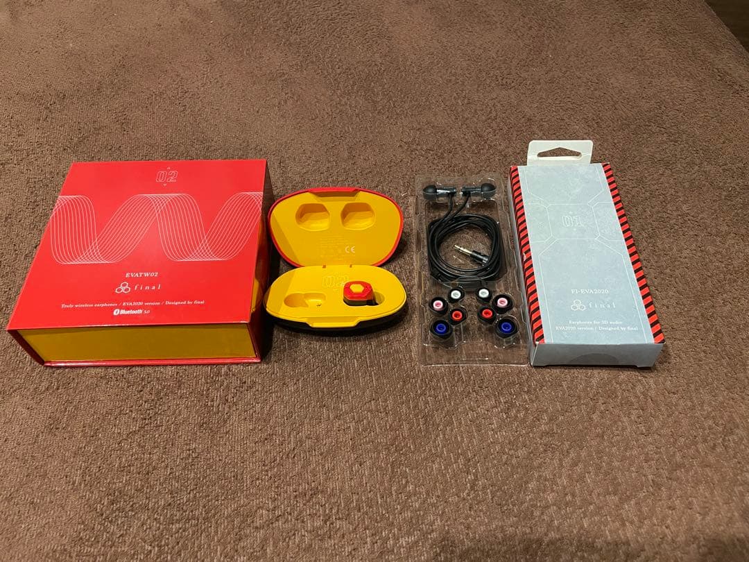 【片耳】EVA2020×final 2号機ver.有線イヤホンセット