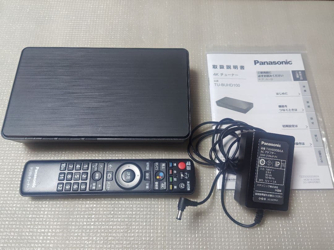 Panasonic 4Kチューナー TU-BUHD100