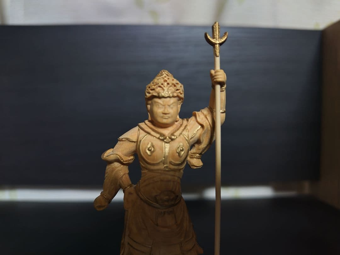 毘沙門天　泥足毘沙門天　極小仏　上杉謙信