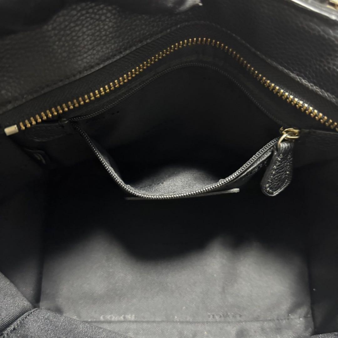 美品✨️コーチ 2way ショルダーバッグ PVC レザー レオパード 豹柄