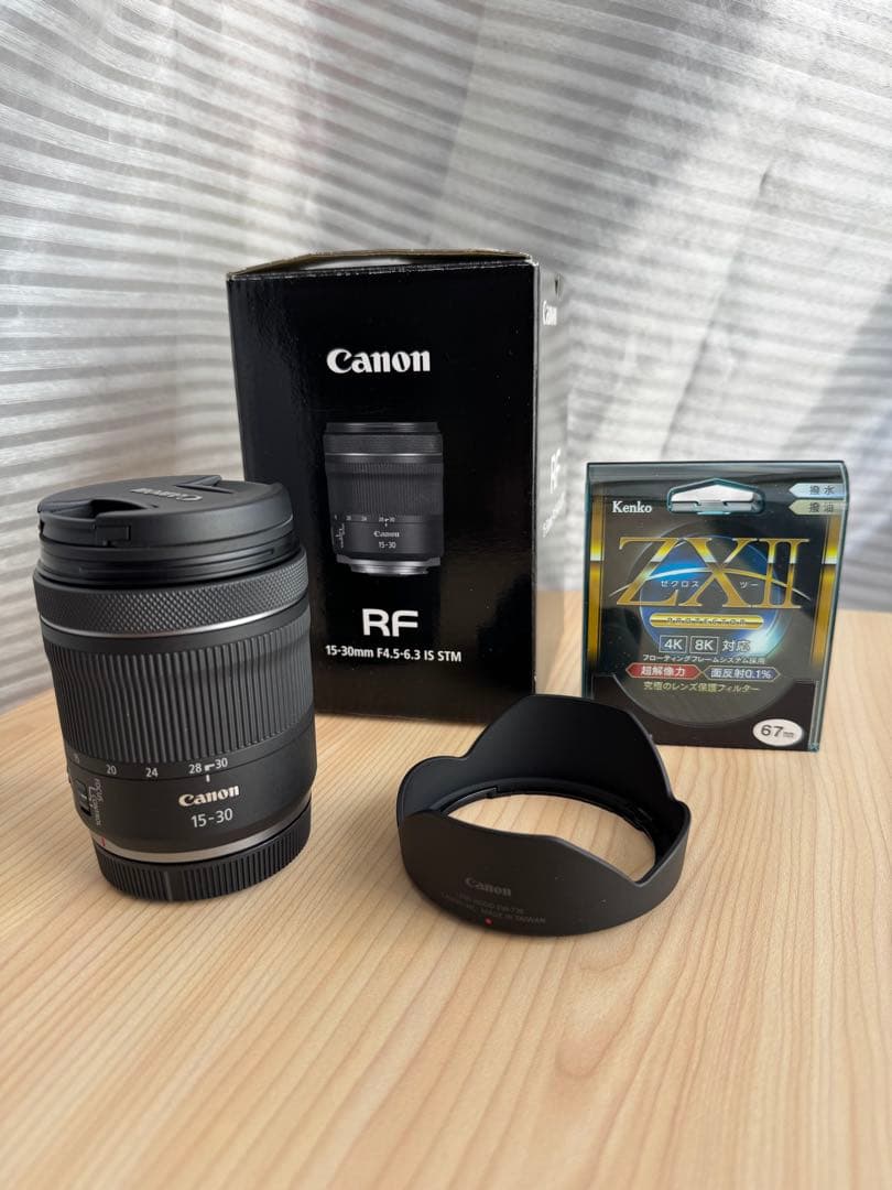 Canon RF 15-30mm F4.5-6.3 IS STMフードフィルター