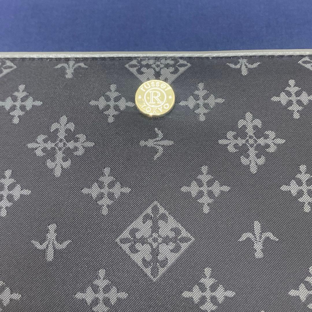 未使用✨russet ラシット 長財布 ブラック　ナイロン　モノグラム　多機能