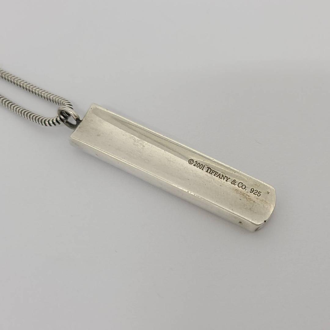ティファニー ネックレス 1837 バー プレート 925刻印 シルバー ②
